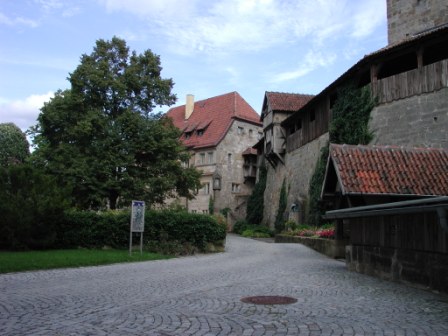 The Guest House and escape tunnel in the original courtyard